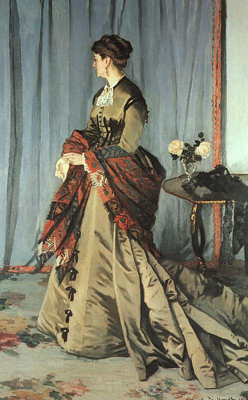 Claude Monet Madame Gaudibert France oil painting art